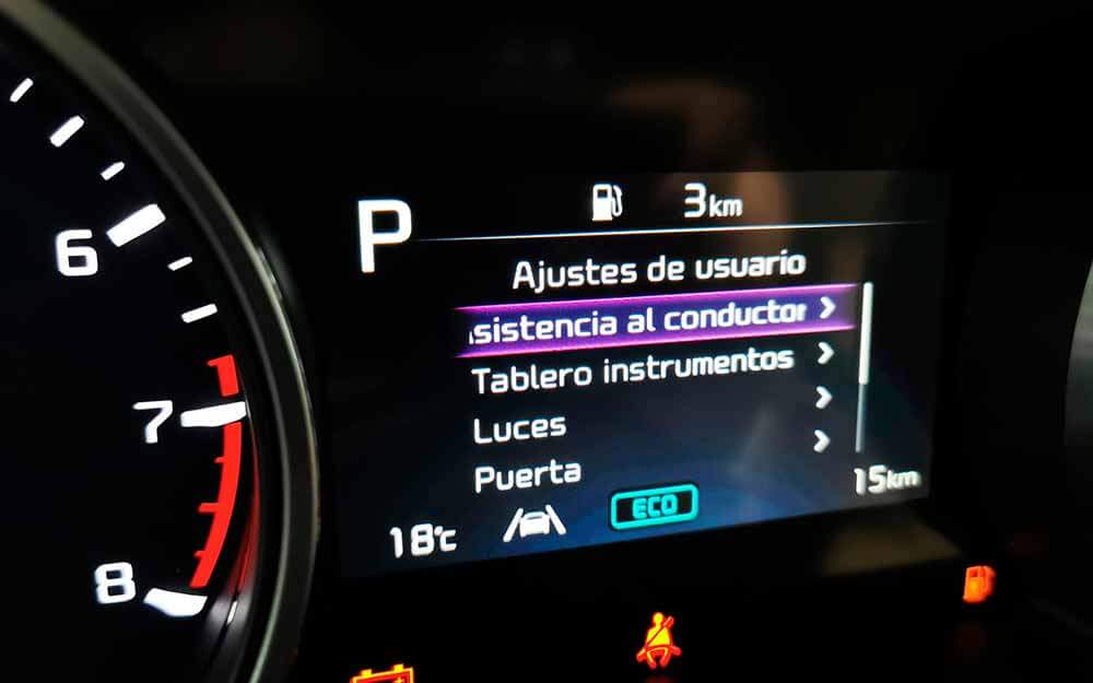 Kia Carnival Pantalla Conductor