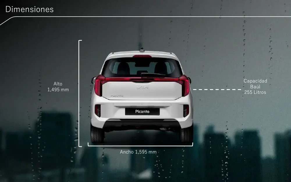 Dimensiones Kia Picanto