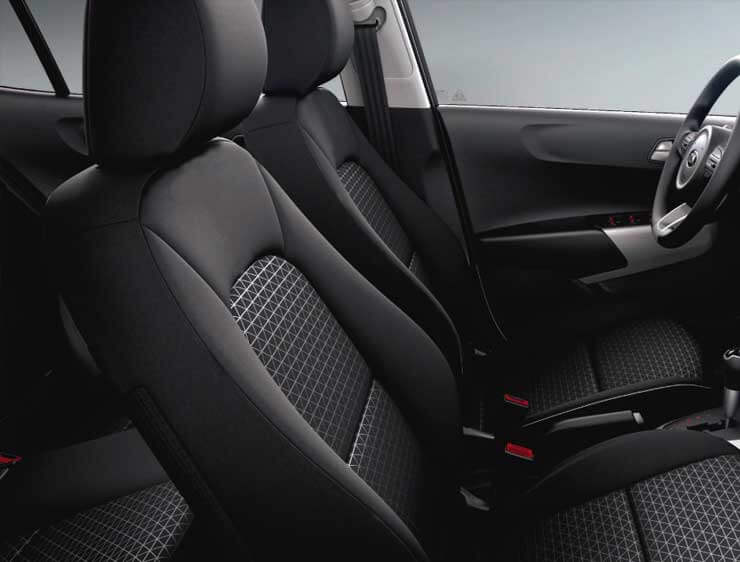 Espacio interior del Kia Picanto