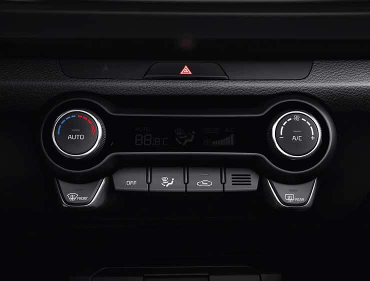 Aire acondicionado del Kia Rio Hatchback